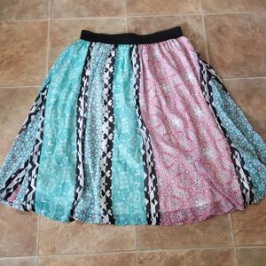 Lane Bryant Midi Swing Skirt